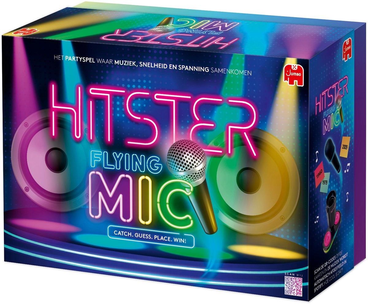 Hitster – flying mic – nederlandstalig partyspel – actiespel – muziekspel