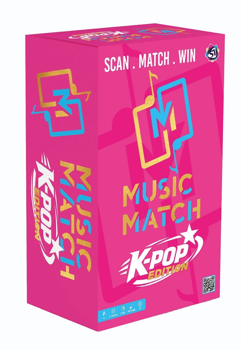 Music match – k-pop edition – party game – muziekspel