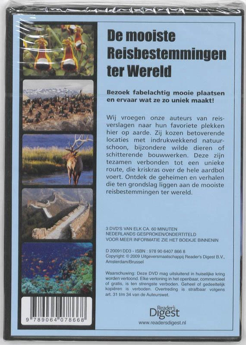De mooiste reisbestemmingen ter wereld 3 DVD