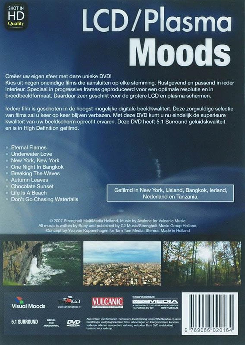 Lcd plasma – moods – DVD